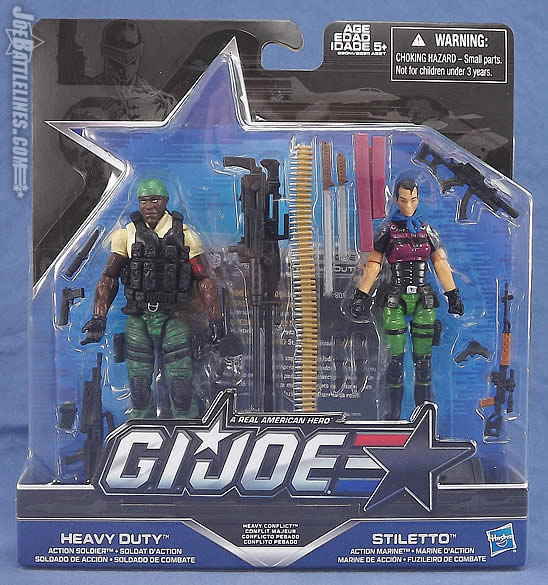 G.I. Joe 50th Anniversary Heavy Conflict two-pack
