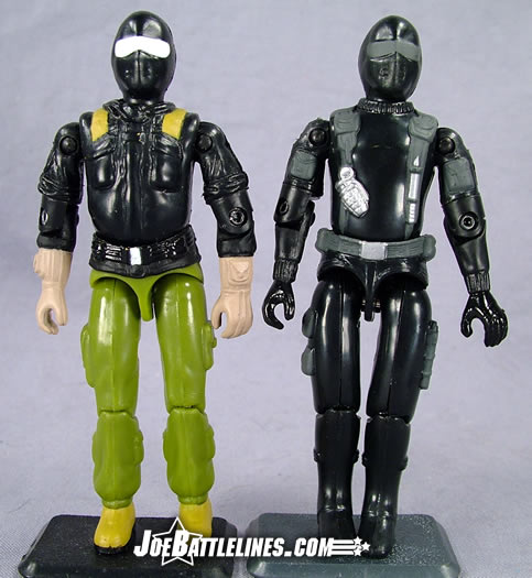 Comic pack Snake Eyes comparison