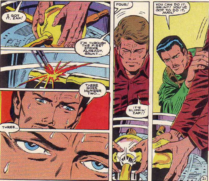 Zap's comic appearance