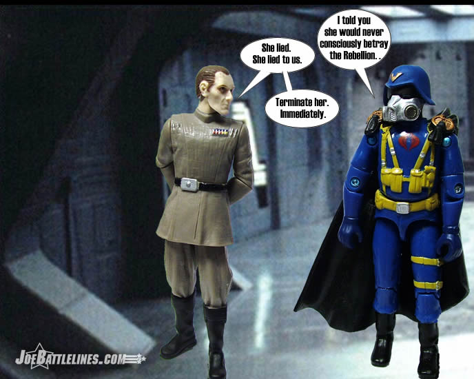 gas mask Cobra Trooper and Tarkin