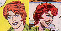 Lady Jaye comic art from issue #44