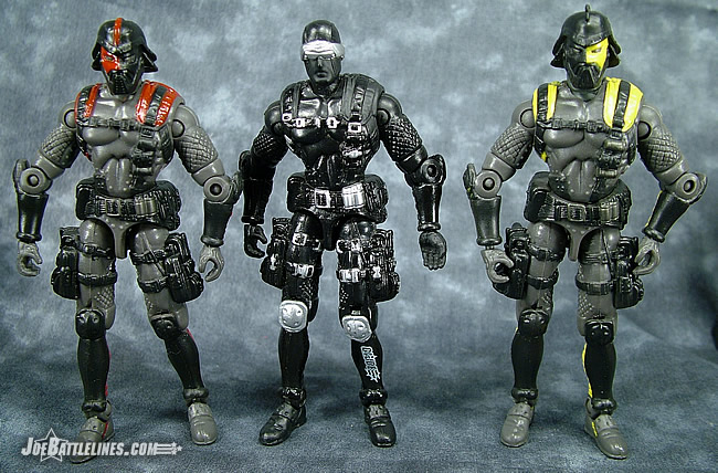 Gallows, Snake Eyes, and Grim Skull comparison