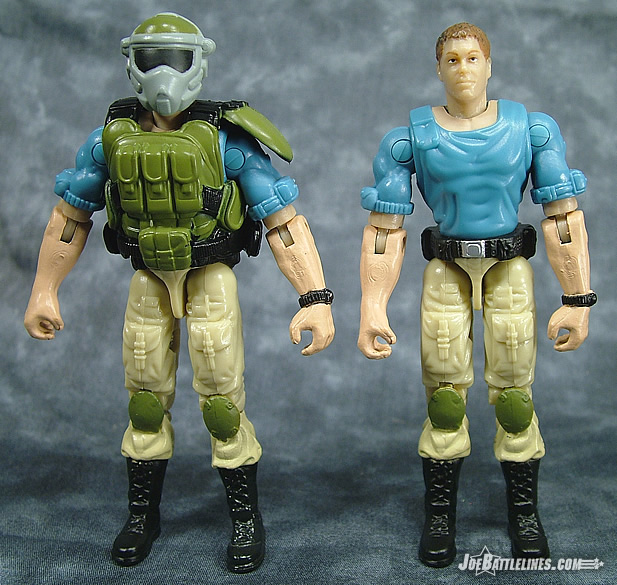 Steel Brigade with and without gear