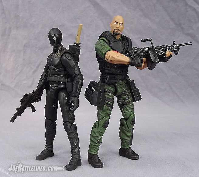 G.I. Joe Retaliation Ninja Duel Snake Eyes and Roadblock