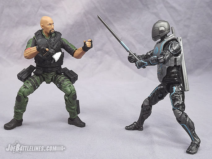 G.I. Joe Retaliation Cyber Ninja vs Roadblock
