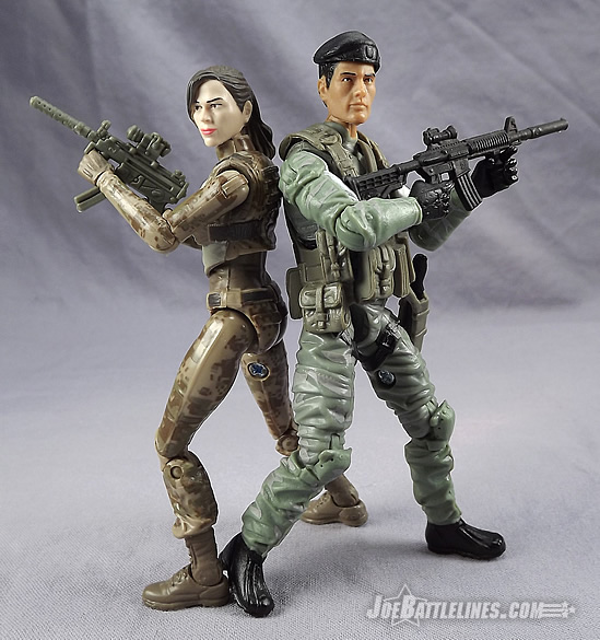 G.I. Joe Retaliation Lady Jaye and Flint