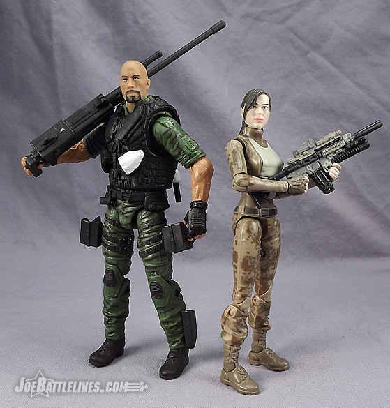 G.I. Joe Retaliation Lady Jaye and Roadblock