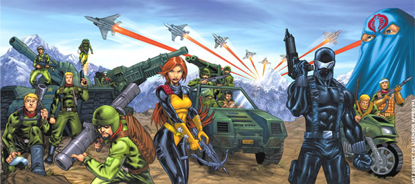 GIJoe Declassified cover composite from Devil's Due Publishing