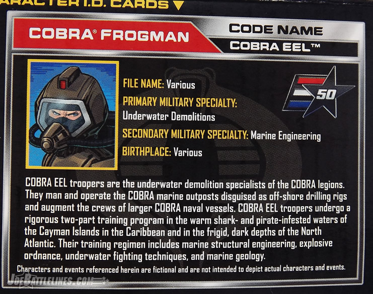 G.I. Joe 50th Anniversary Danger at the Docks Cobra Eel