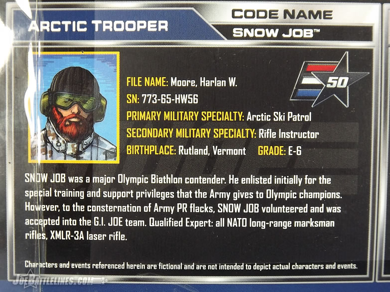 G.I. Joe 50th Anniversary Arctic Threat Snow Job