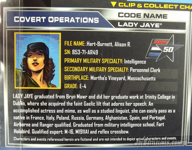 G.I. Joe 50th Anniversary Social Clash Lady Jaye