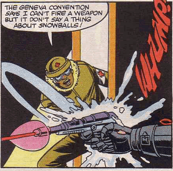 Doc vs. Destro in Marvel Comics GIJoe #11