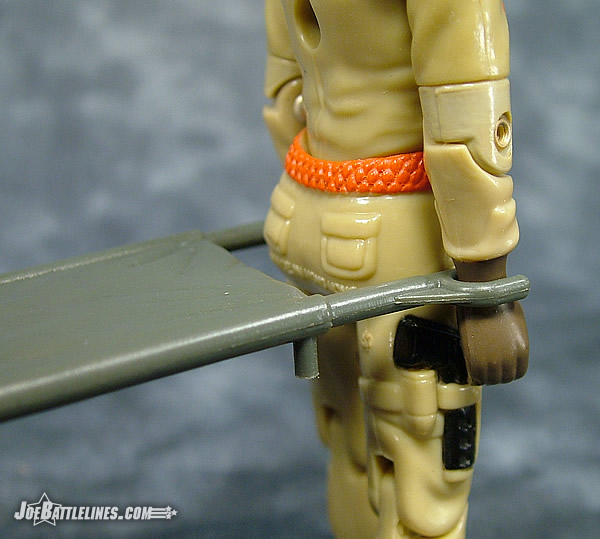 Doc's stretcher in use