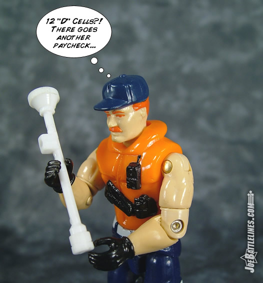Cutter's flashlight
