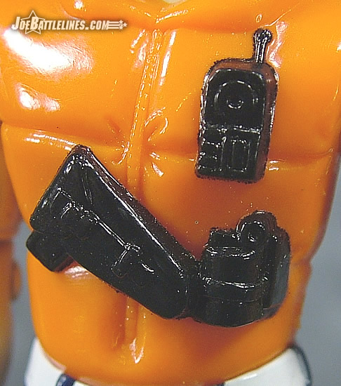 Cutter's vest closeup