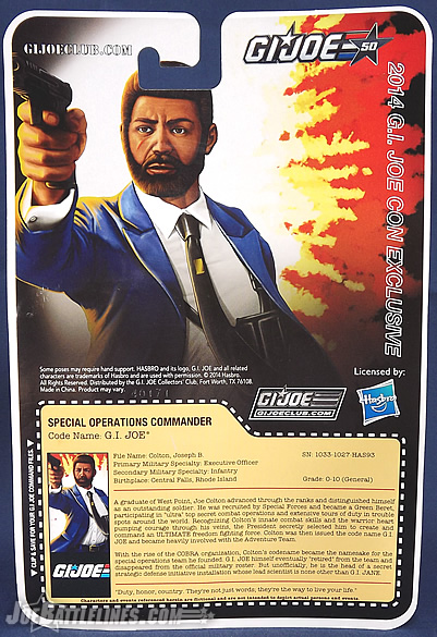 G.I. Joe Collector's Convention 2014 G.I. Joe Colton
