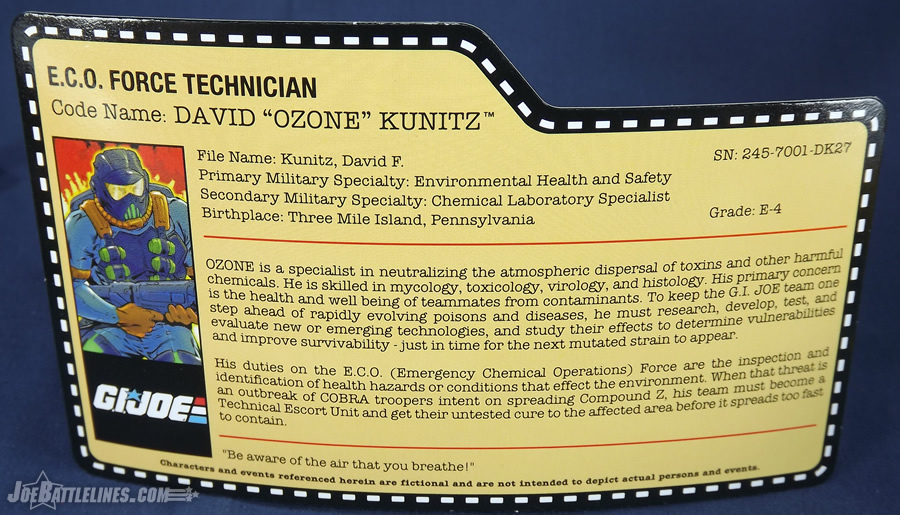 G.I. Joe zombie initiative eco force Ozone