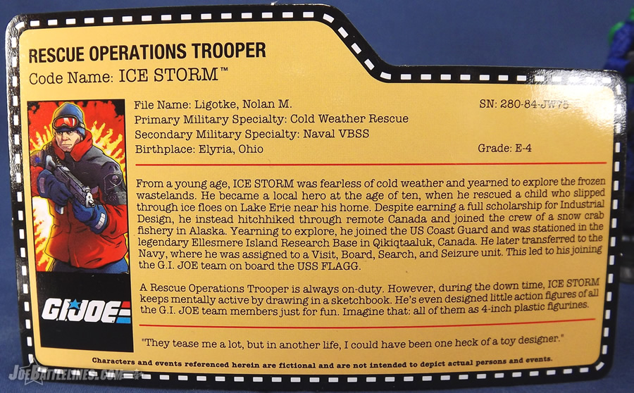 G.I. Joe Zombie Initiative Rescue Ops Ice Storm