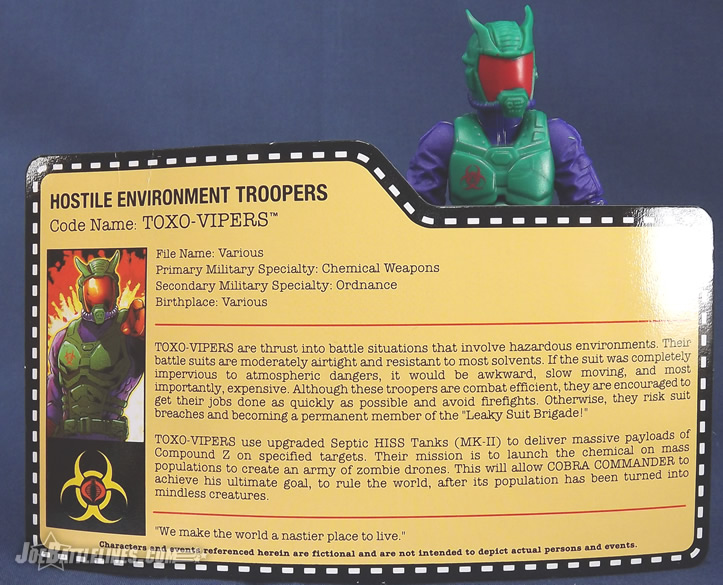 G.I. Joe Zombie Initiative Toxo-Viper