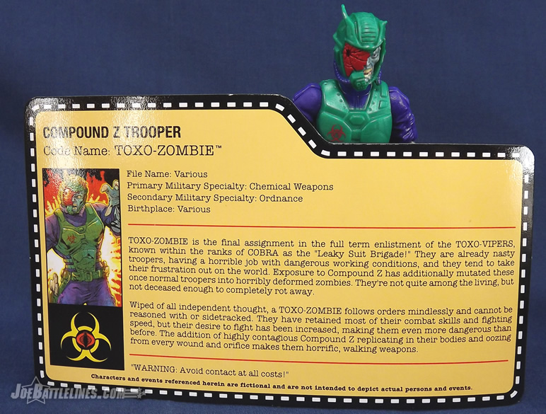 G.I. Joe Zombie Initiative Toxo-Zombie
