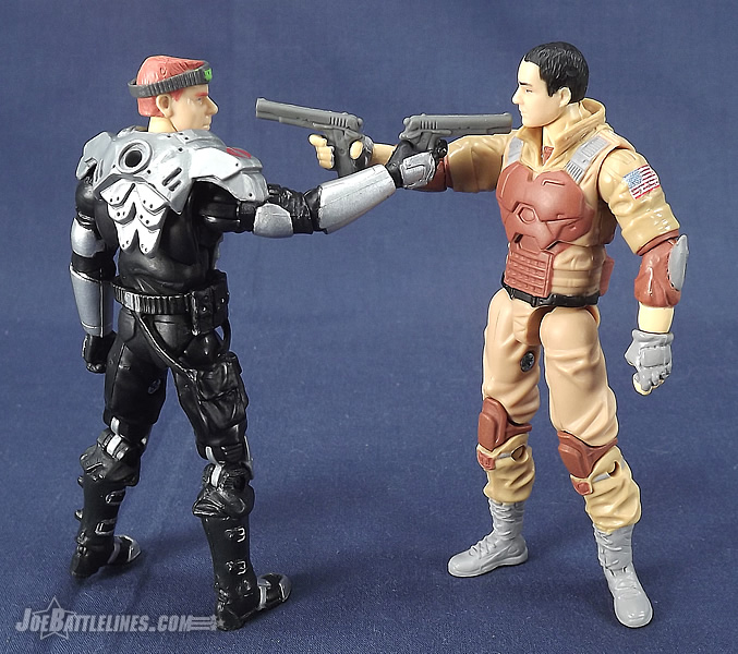 G.I. Joe Collector's Club Cobra Sniper Blackout vs Barrel Roll