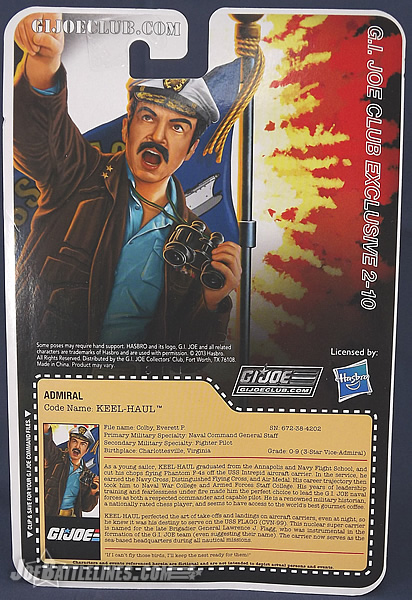 G.I. Joe Collector's Club Admiral Keel-Haul