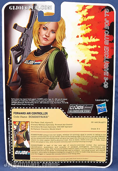 G.I. Joe Collector's Club FSS Bombstrike