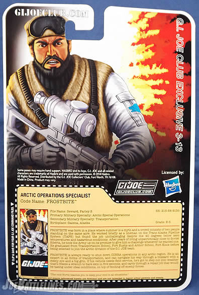 G.I. Joe FSS 3 Frostbite