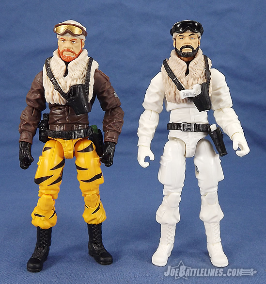 G.I. Joe FSS 3 Frostbite Joe Con Tiger Force comparison