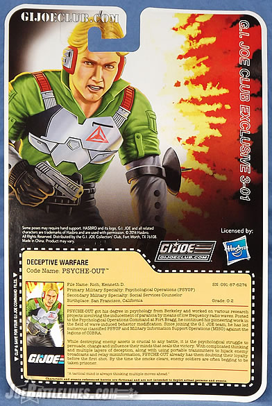 G.I. Joe Collector's Club FSS Psyche-Out