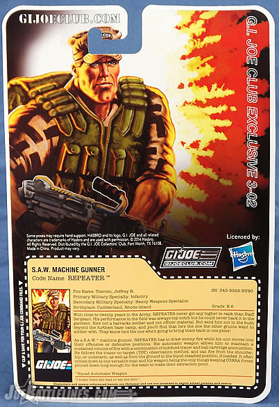 G.I. Joe Collector's Club FSS 3 Repeater