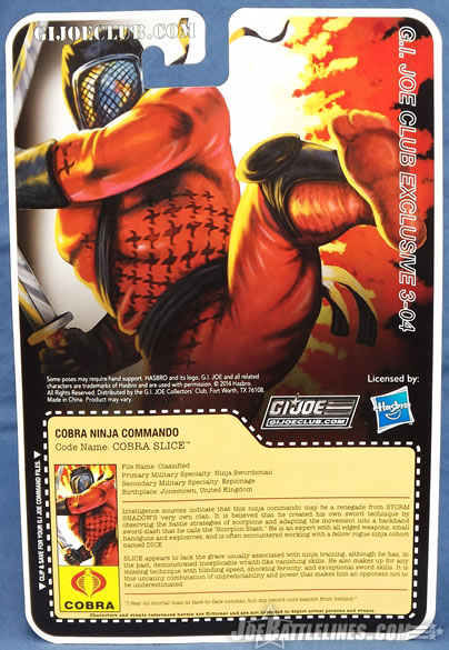G.I. Joe Collector's Club FSS 3 Slice