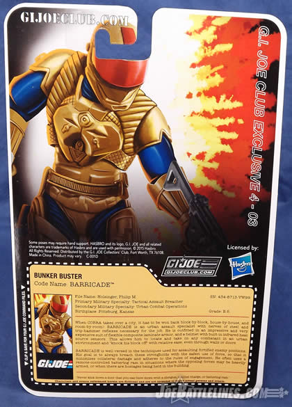 G.I. Joe FSS 4 Barricade