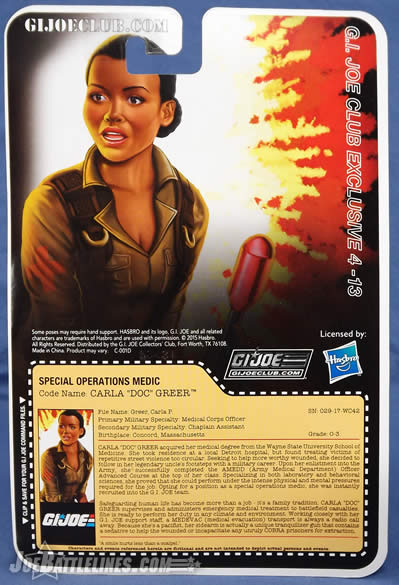 G.I. Joe FSS 4 Carla "Doc" Greer