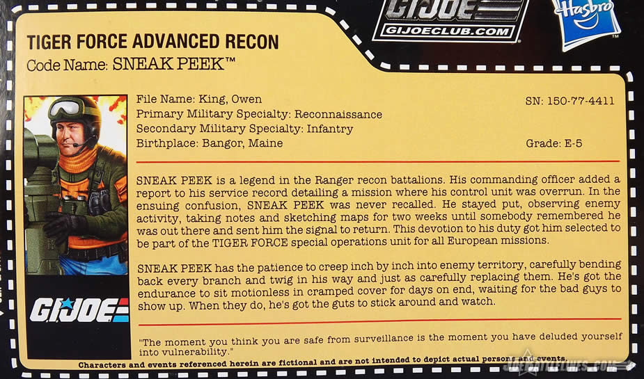 G.I. Joe FSS 4 Tiger Force Sneak Peek