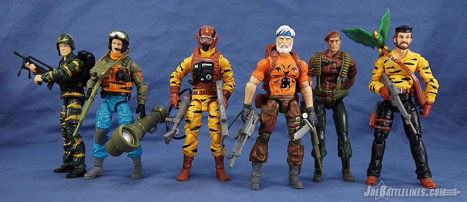 G.I. Joe international Tiger Force Outback Sneak Peek Shipwreck Flint Airtight