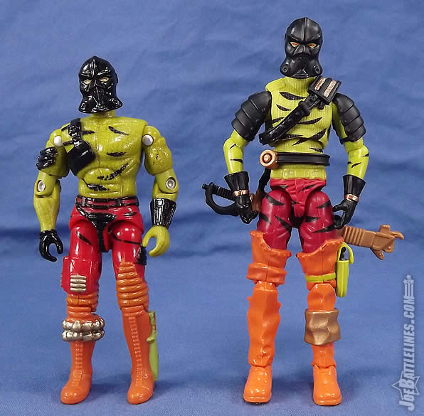 G.I. Joe FSS 5 Darklon vintage comparison