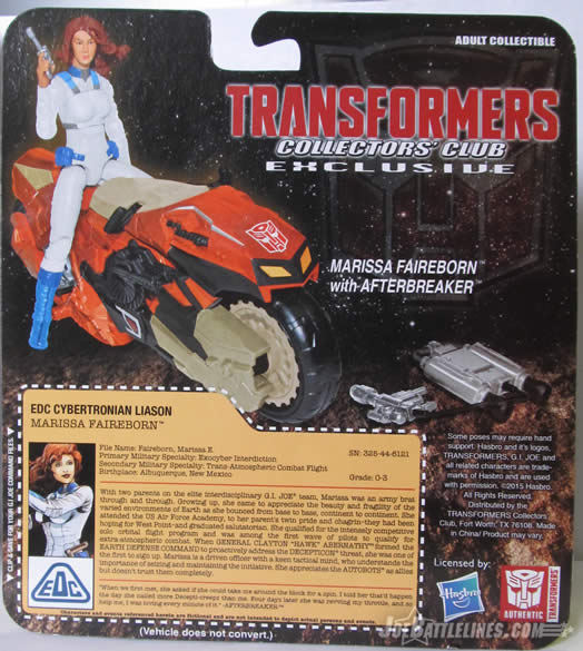 G.I. Joe & Transformers Marissa Fairborn & Afterbreaker