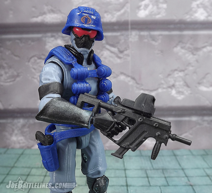Vector SMG with G.I. Joe Retaliation Cobra Trooper