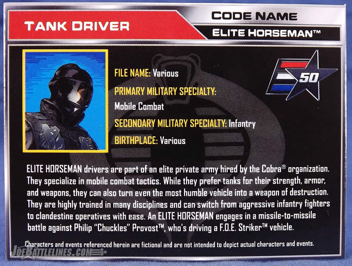 G.I. Joe 50th Anniversary Desert Duel Elite Horseman