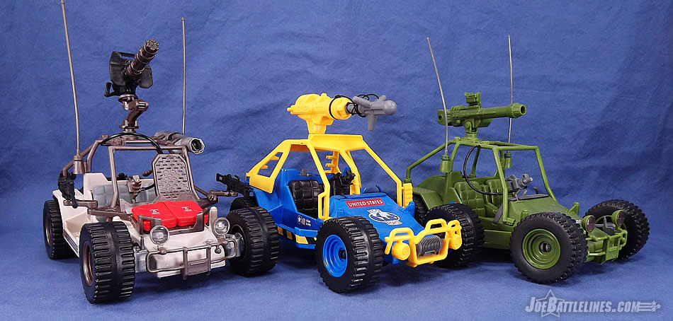 SDCC 2015 G.I. Joe Desert Duel FOE Striker AWE Striker Eco Striker