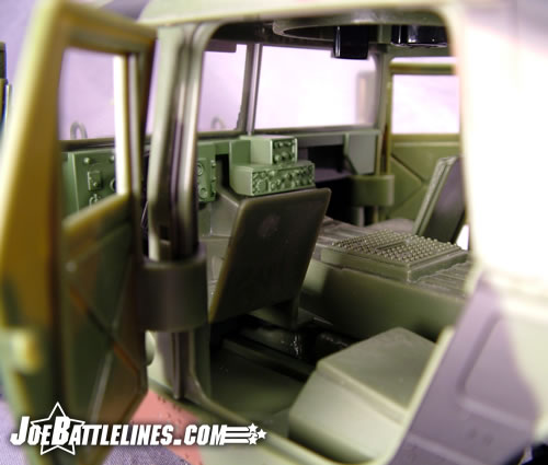 Jungle Strike Humvee cab interior